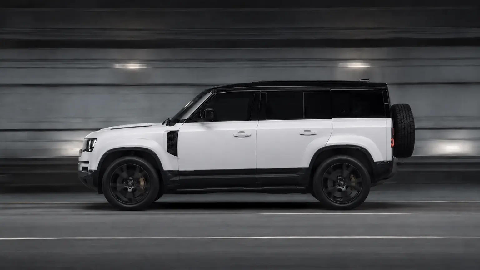 Defender in Matte White color-change protection film
